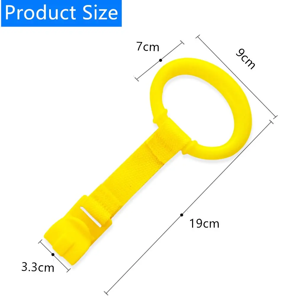 1/4PCS Pull Ring Baby Toys Pendants Bed Rings Hooks Help Baby Stand For Playpen Crib Hooks General Use baby playpen hooks