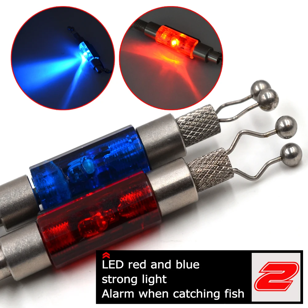 Support indicateur LED pour alarme de touche carpe - Accessoire pêche durable avec éclairage intégré