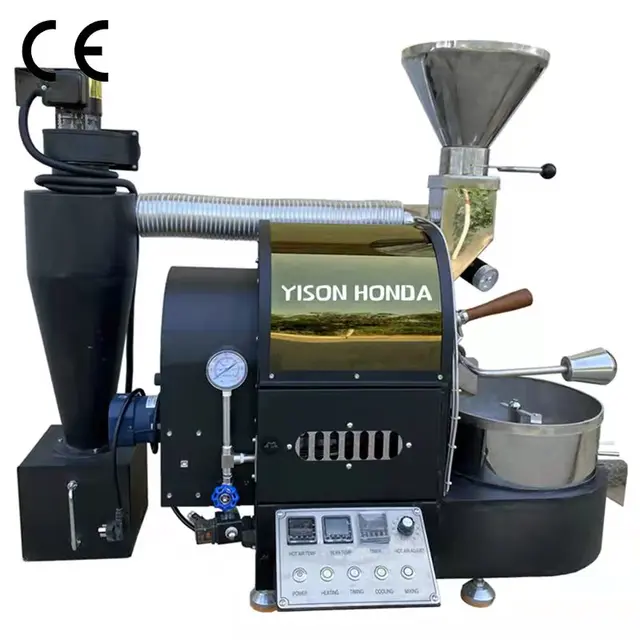 Stainless Steel 5Kg/6Kg/10kg/12kg Gas Coffee Roasting Equipment Roaster Machine /Machine Bean product processing machinery