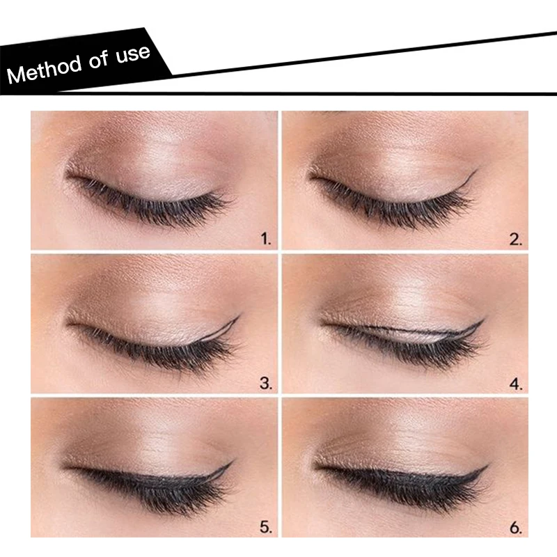 Eyeliner Stencil Tool Big Eye Makeup Tool Black Liquid Eyeliner Cat Eye Liner Stencil