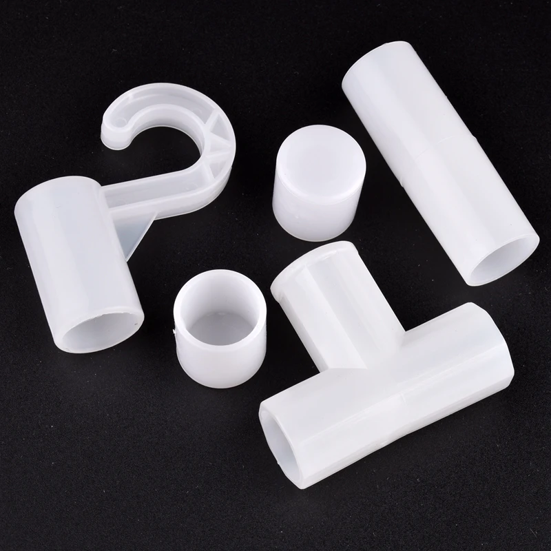Description Picture 4 of item2~20Pcs Tee Four Way Plant Support Connector Inner Dia16mm Water Pipe Joint Shelf Tent Fixed Fittings DIY Yard & Garden Decors