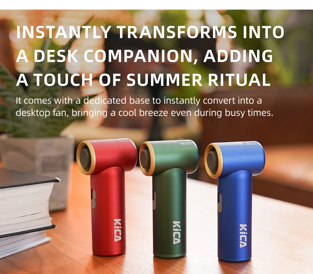 KICA Portable Mini Fan Pocket Air Blower Electric Turbo Fan Compresse Air Duster Rechargeable Metal Body Coolness BBQ Cleaner 9 S2c2a2626565f462880914e27e5982870i