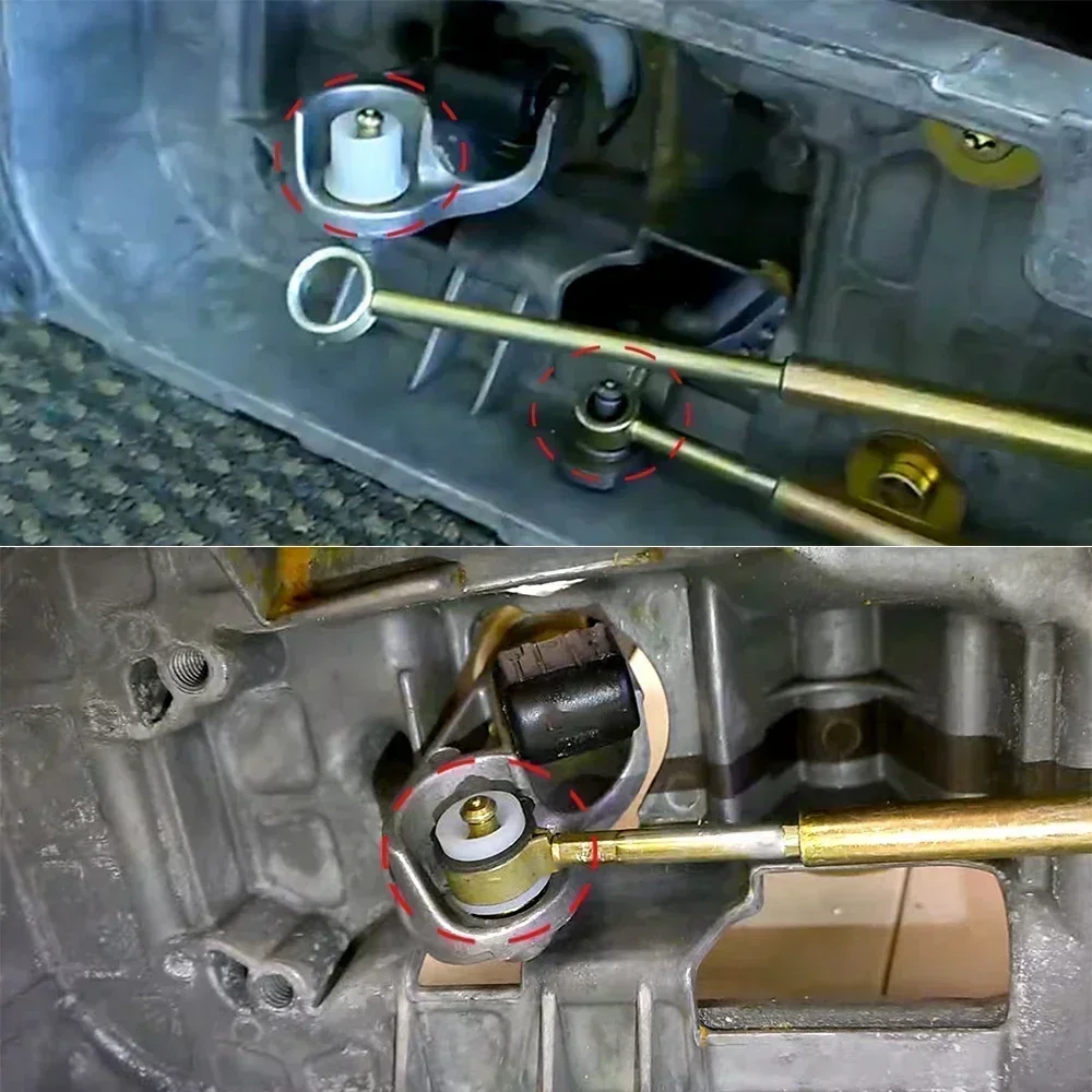 Upgrade Manual Gear Shift Cable Lever Selector Shifting End Pivot Bushing Replacement Repair Kit For Audi A1 A2 A3 TT SEAT Altea