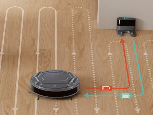 Lefant M210P Robot Vacuum Cleaner Remote Control, Featured Carpet Cleaner Small Robot 7.8cm Thin 28cm DIA, Robotic Vacuum Alexa