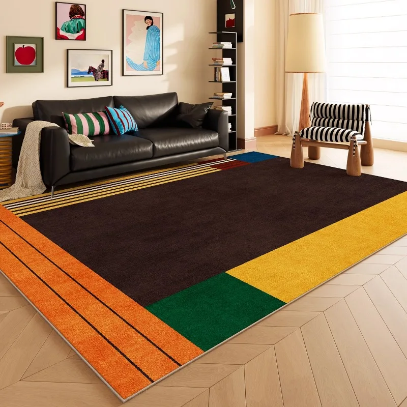 Modern Art Living Room Carpet Geometric Lines Abstract Bedroom Rugminimalist Design Understated Luxury Sofa Coffee Table Mats 러그