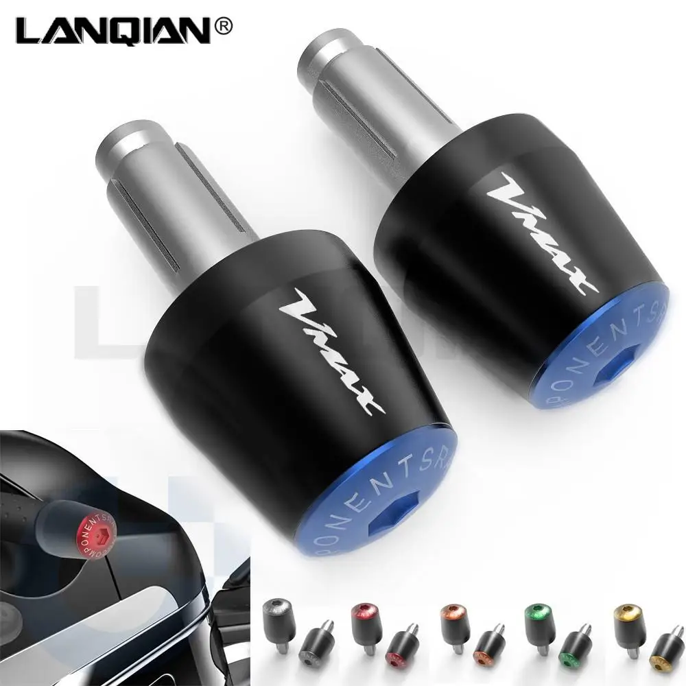

Motorcycle Accessories Handlebar Grips Handle Bar Cap End Plugs For Yamaha VMAX 1200 VMAX1200 2010 2011 2012 2013 2014 2015 2016