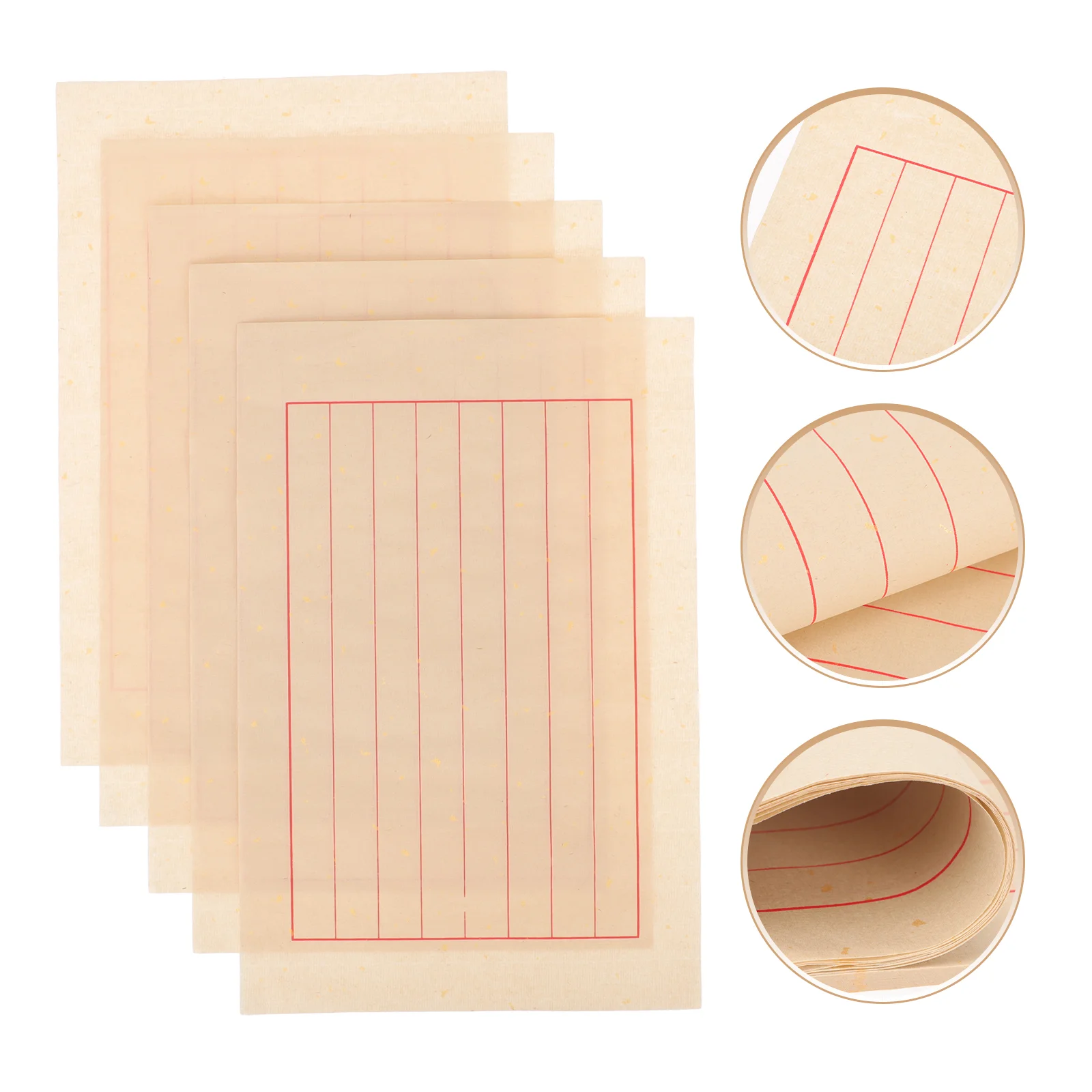 

50 Sheets Chinese Calligraphy Paper Rice Paper Practice Paper