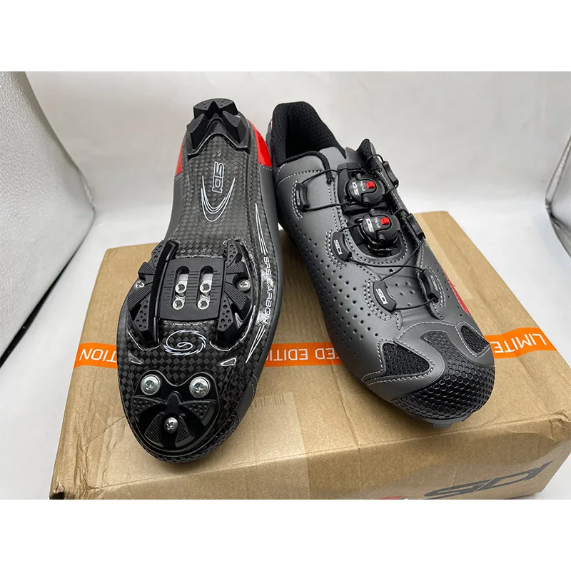 SIDI TIGER 2 MTB Cycling Shoes Carbon sole Breathable Cross Country Mountain Bicycle Competition Sneakers Cleat shoes