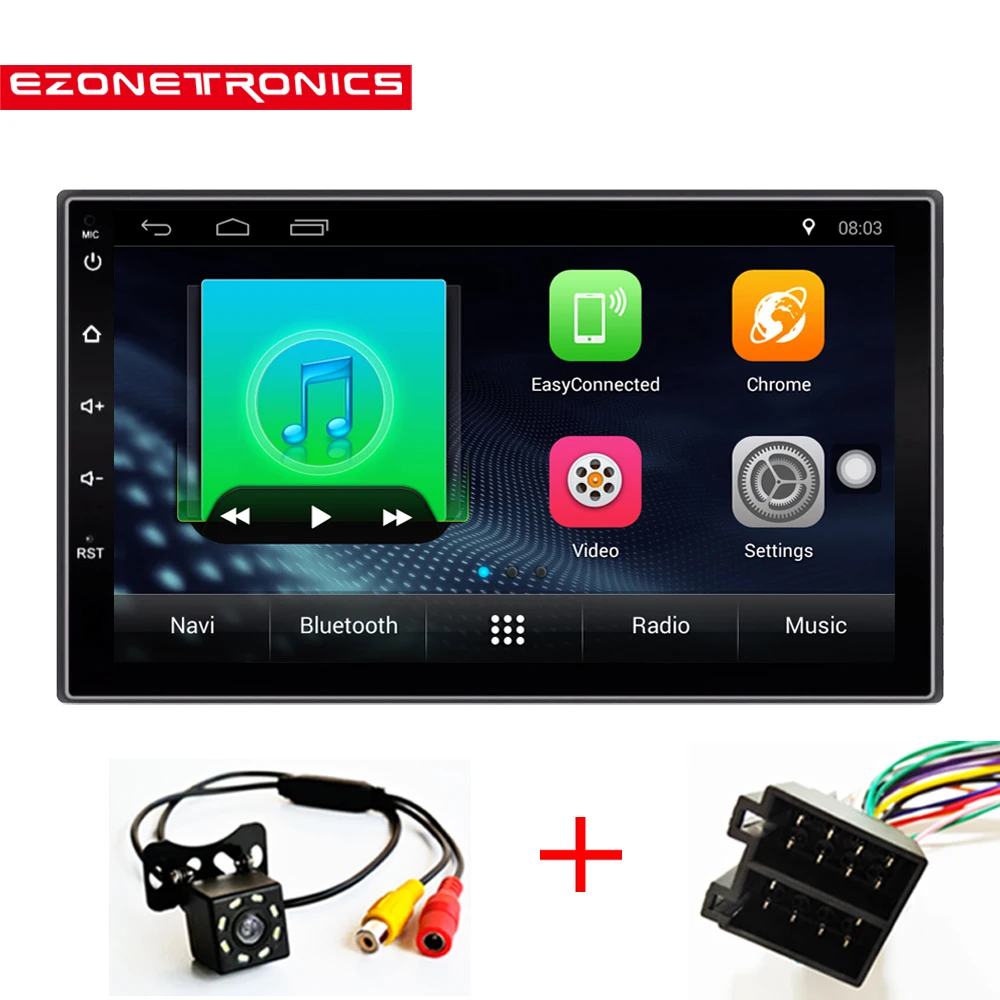 Radio Estéreo con GPS para coche, reproductor con Android 7,1, 2 Din, 7  pulgadas, Universal, Wifi, Bluetooth, USB - AliExpress