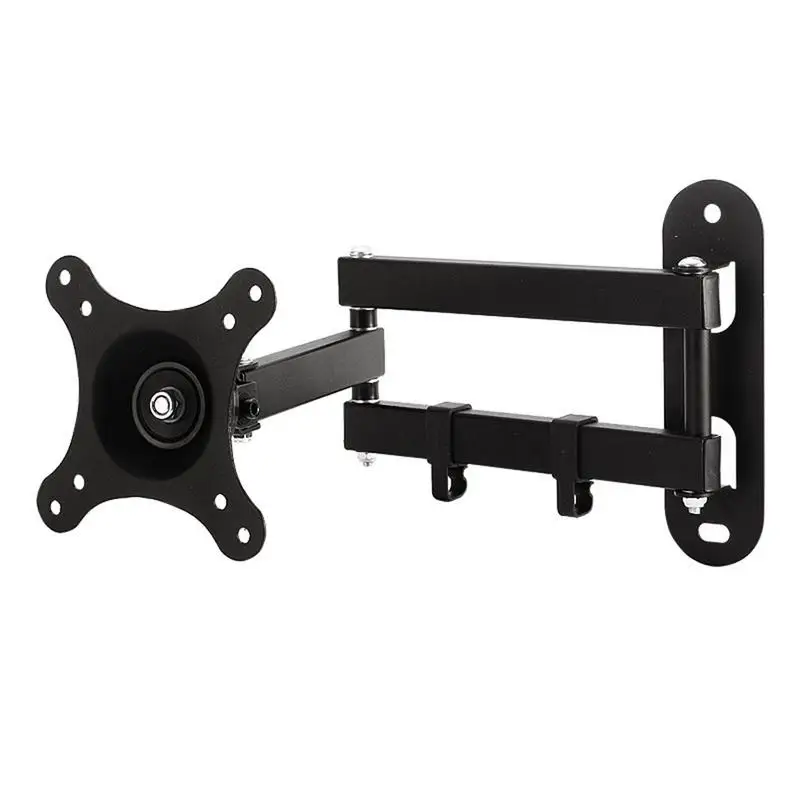 

TV Monitor Wall Mount TV Bracket Swivels Tilts For Most 10-32 Inch Flat Screen TVs Monitors TV Holder For 75x75/100x100mm