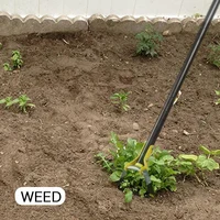 1.2m Double Edge Actions Weeder Hoe Portable Stirrup Necessary Gardening Tools For Farming 2