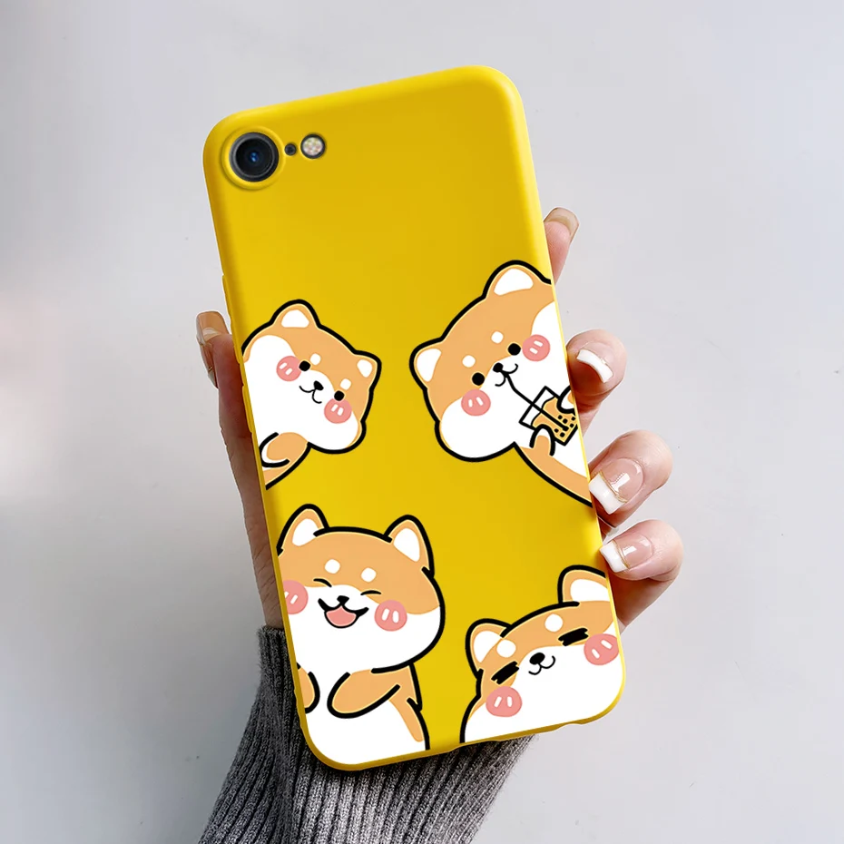 Stylish Painted Soft Silicone TPU Phone Case - 4.7'' Protective Back Cover