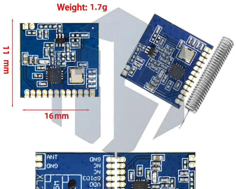 1~10PCS CMT2300A Drahtloses Modul 433M Drahtlose Datenübertragung/ Ähnlich wie SI4438/Lora/SI4432 Drahtloses Modul – Detail 6