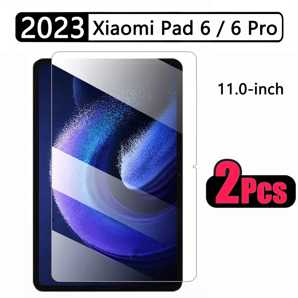 2 sztuki dla Xiaomi Mi Pad 6 11 cali 2023 ze szkła hartowanego 9H dla nowego Mipad 6 Pro 11 cali osłona folii ochronnej na ekran