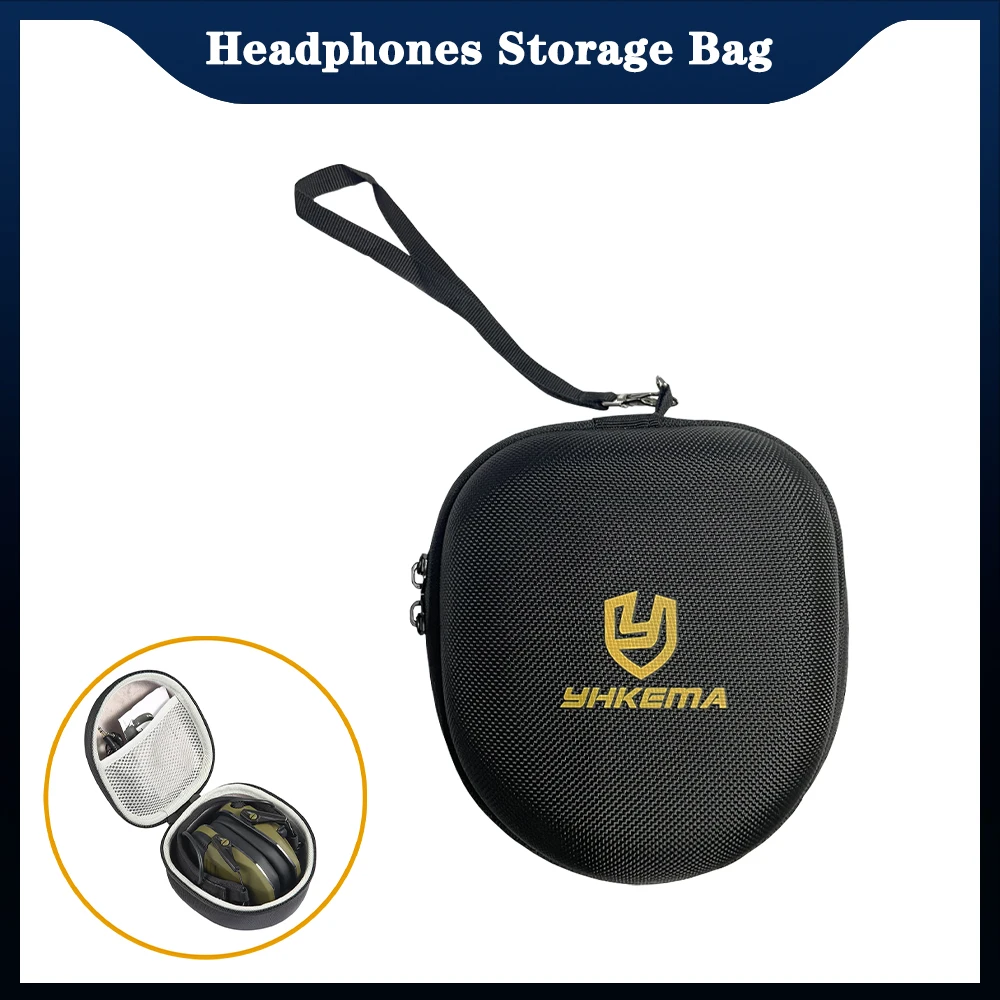 Tactical Headset Hard Body Storage Case Fit Hunting Shooting&Travel Earmuff Storage And Protection Cover Headphone Portable Bag