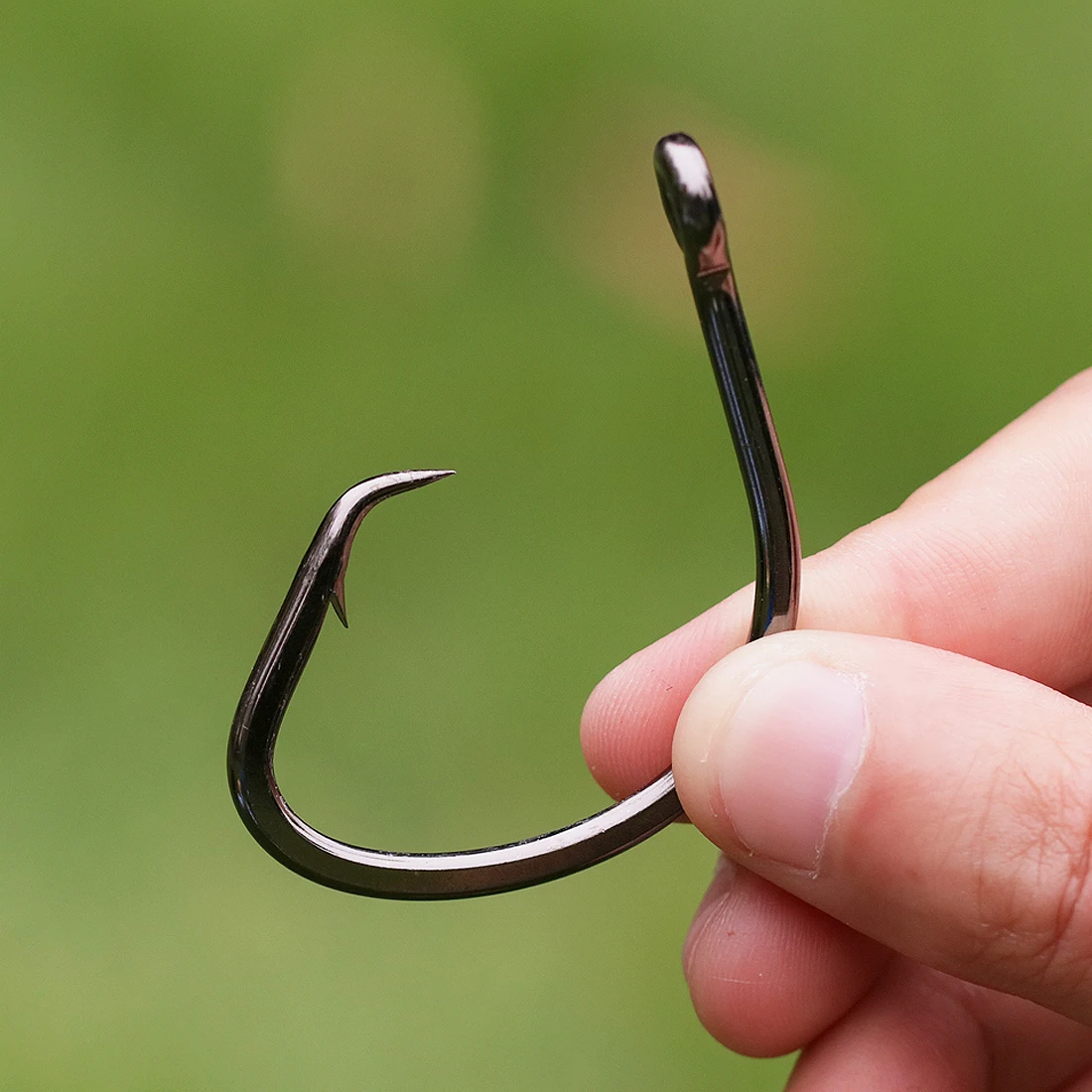 FishTrip Circle Hooks Offset Heavy Duty Saltwater Hook Wide Gap Catfish  Hook Sharks Hook Bait Hook