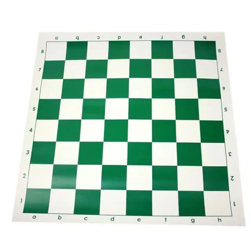 Board Game Foldable Chess Board Table Games Folding Chess Board Foldable Chess Board Soft Leather 43X43CM Portable Soft Rollable Leather Durable Chessboard International Chess Board