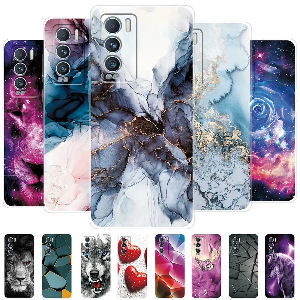 Per Realme Gt Explorer Master Case Gt2 Explorer Master Marble Candy Custodia Trasparente Per Telefono Per Gt 2 Explorer Master Cute Bumper