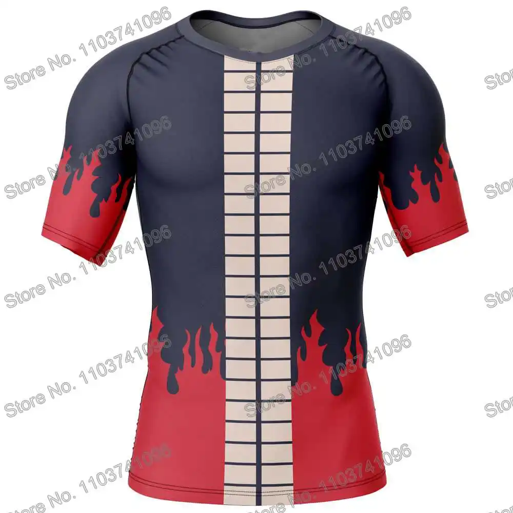 Doflamingo Surf Kleidung BJJ MMA Männer Rash Guard Kurzarm Tauchen T-Shirt Enge Bademode Sommer Strand Floatsuit Frauen GYM Tops