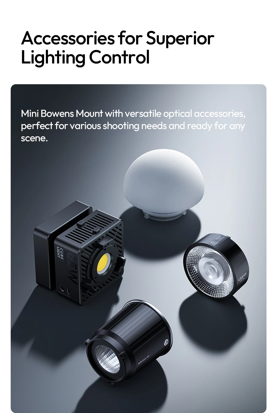 Ulanzi EC65 65W Cube Light description image 15