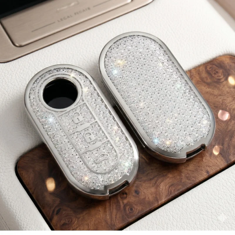 Premium Car Flip Key Case Cover - Stylish Automotive Accessory and Gift