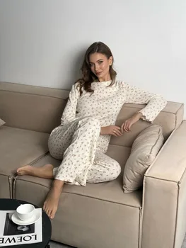 طقم بيجامات نسائي طقم بيجامة ملابس نوم بدلة منزلية للنساء قمصان نوم بيجاما ملابس نوم للسيدات بنطلون نوم Pj 3