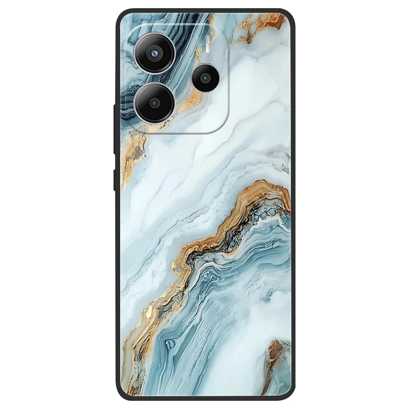 Marble Painting Pattern Soft Silicone Anti-Drop Phone Case