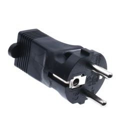 Universal Europe to USA Power Adapter - Premium EU to US Plug Converter - Black