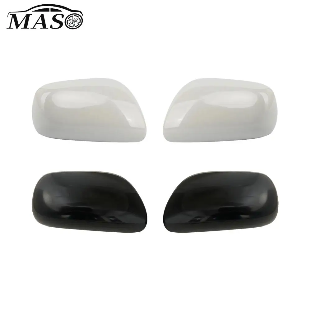 1pc Replacement Car Rearview Side Mirror Covers Cap Unpainted/Black 879450D907,879150D907 for