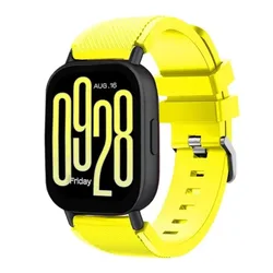 Silicone Watchband - 22mm Strap for Redmi Watch 5 Active (Yellow)