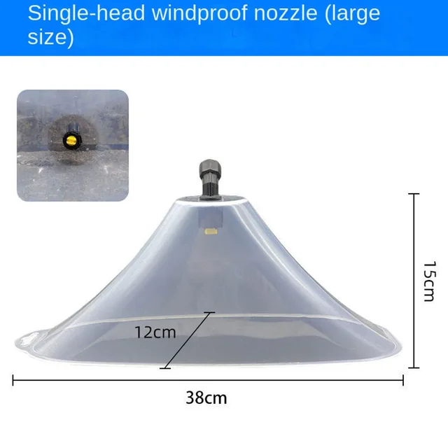 Sprayer Windproof Cover Windproof Spray Nozzle Agricultural Electric Electric Sprayer Nozzle Fan Shaped Design For Agricultural 2