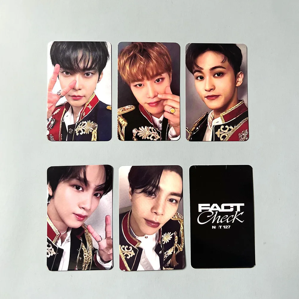 KPOP NT 127 팩트 체크 새 앨범 LOMO 카드, 태용 도영 준우 양면 포토카드, 엽서 팬 컬렉션, 9 개/세트