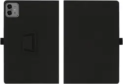 Premium PU Leather Tablet Cover with Stylus Holder for Teclast ArtPad Pro (Black)
