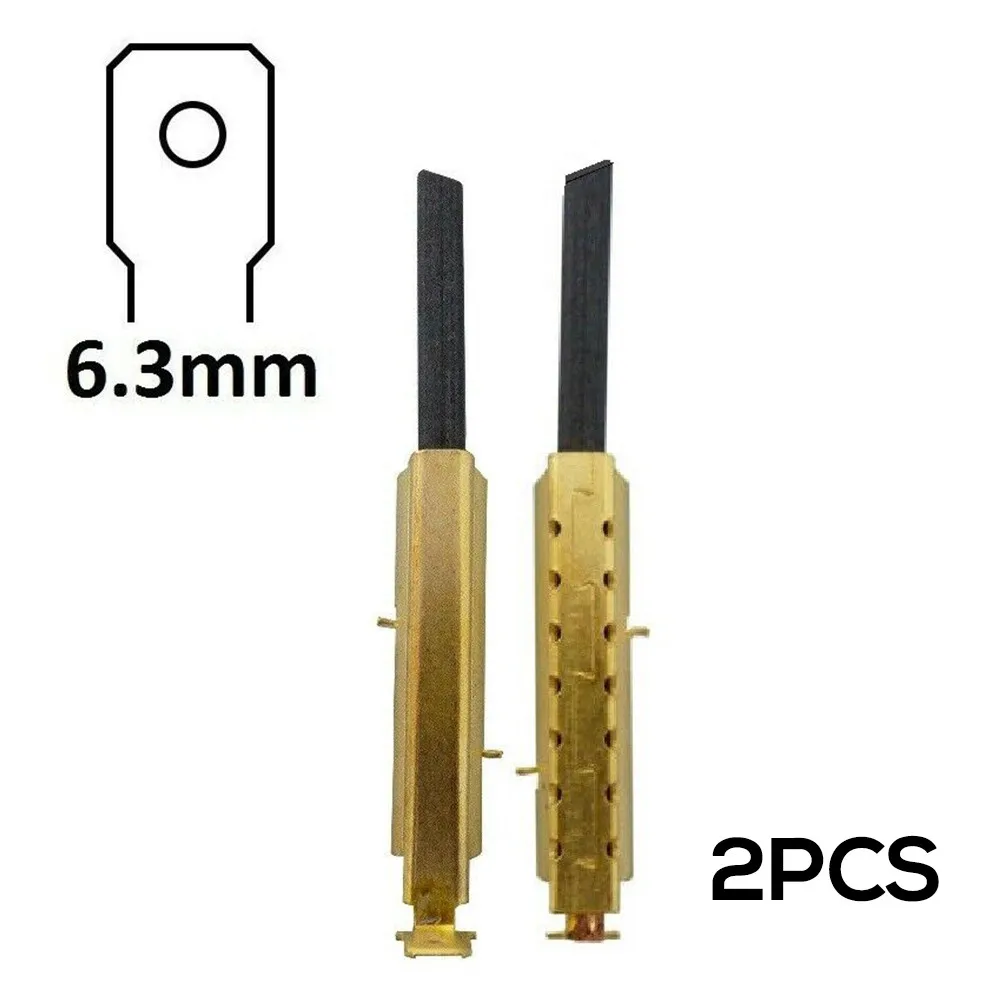 Washing Machine Carbon Brushes 2 Pcs/set Washing Machine Motor Carbon Inserts Brushes For Beko Washing Machine Motor WMB61021W WM5100W WKD75125 washing machine carbon brushes