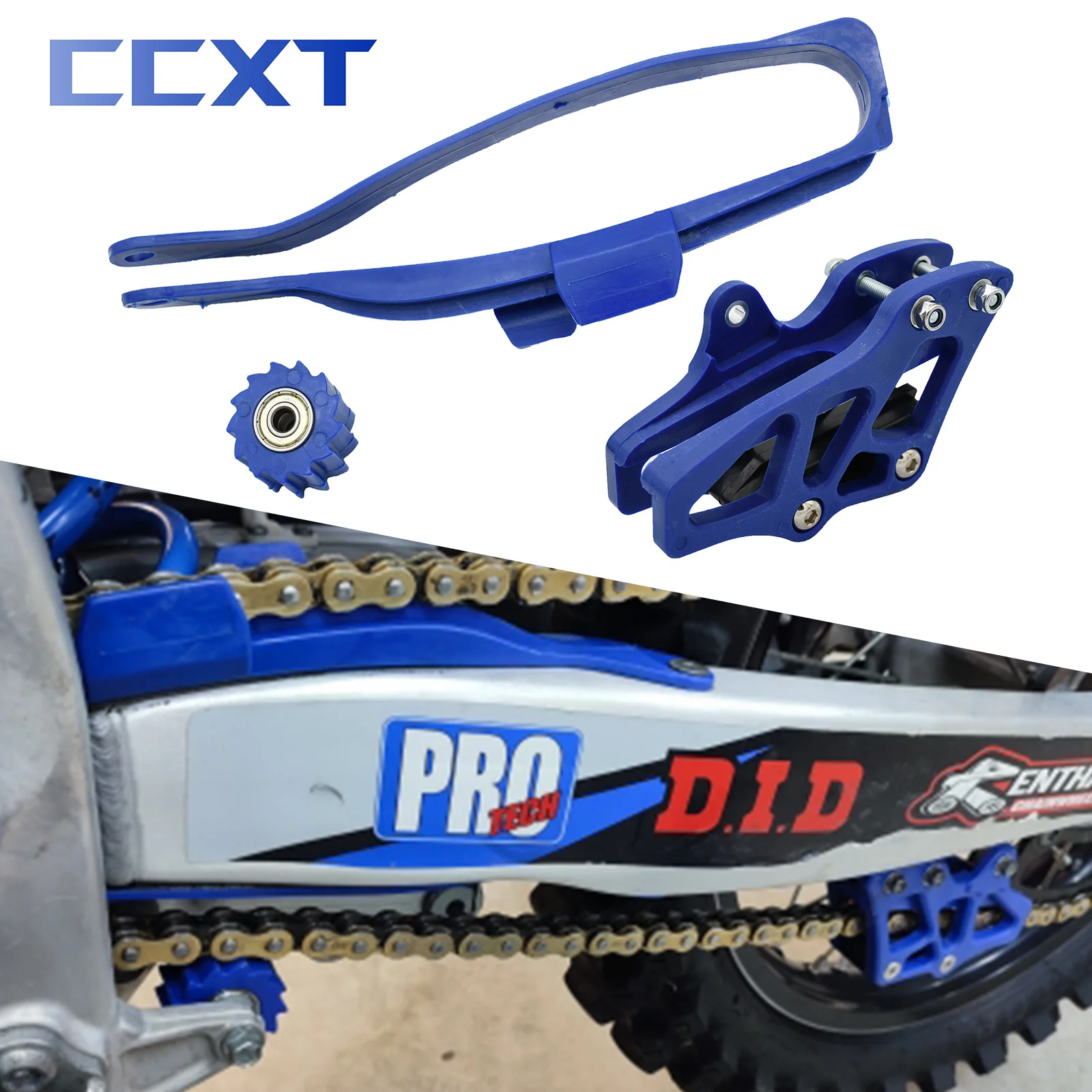 Motocross Chain Guide Swingarm Chain Slider Guide Rullo Inferiore Per Yamaha Yz Wr Yz125 Yz250 Yz250F Yz250X Yz450F Wr250F Wr450F