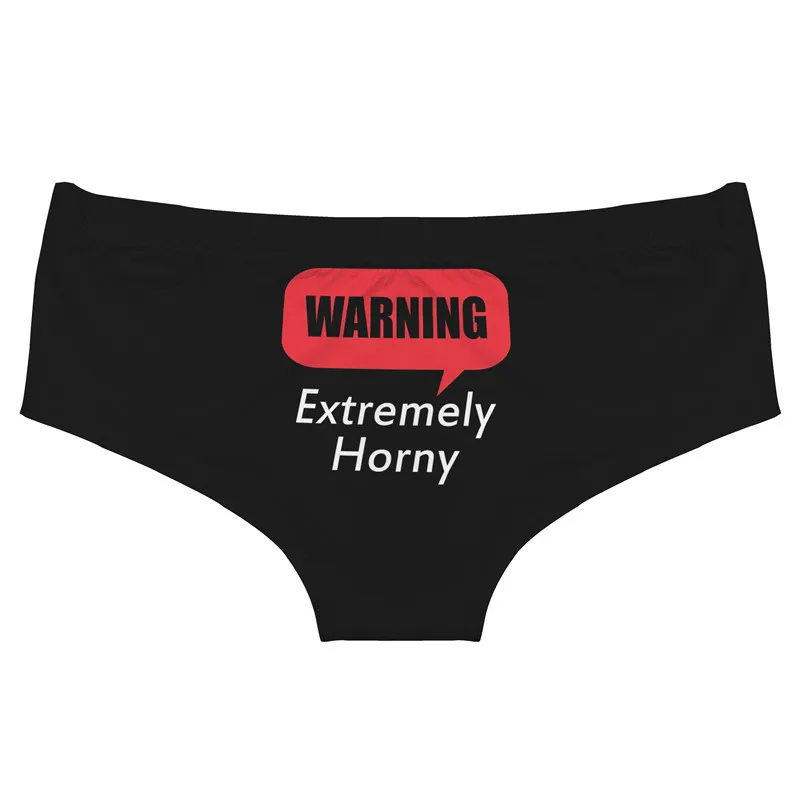 DeanFire-WARNING-Funny-Print-Super-Soft-Low-Rise-Women-s-Novelty ...