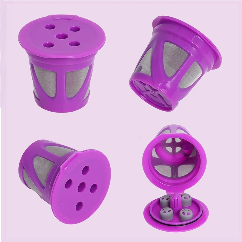 5 Pcs Reusable K Cups Keurig Single Cup 