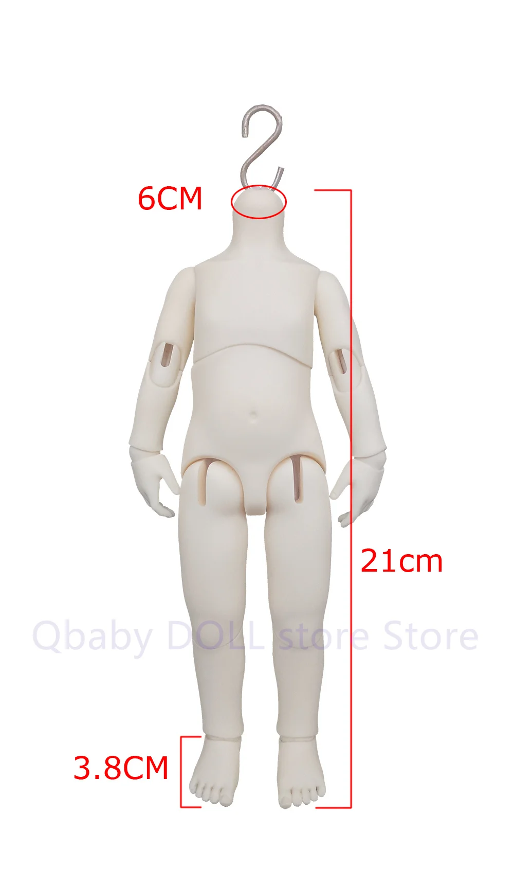 

Bjd1/6 pio ti baby bjd accessories human body accessory body