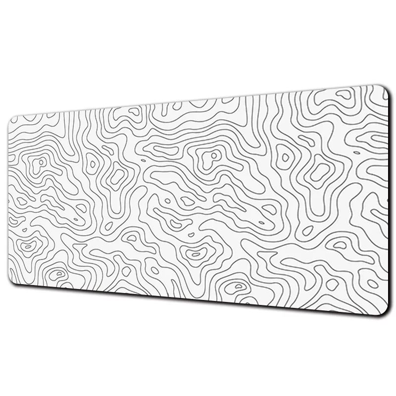 대형 게이밍 마우스 패드 XXL Strata 액체 책상 매트, 미끄럼 방지 고무 게임 마우스 매트, 컴퓨터 키보드 패드, 게이머 패드