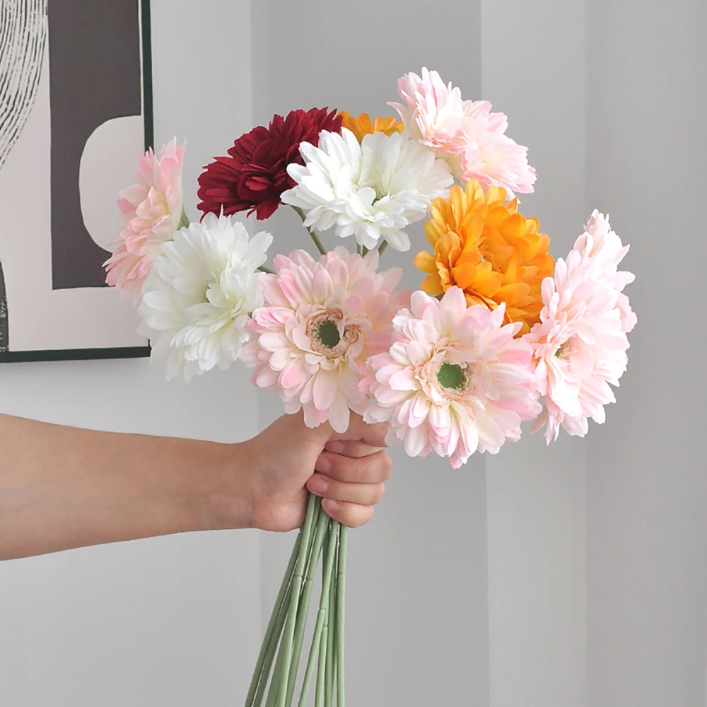 Bouquet Gerberas Artificiels Multicolores | Décoration Maison
