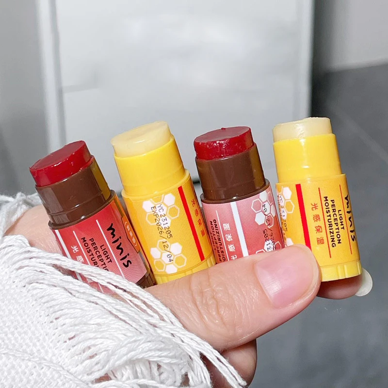 2Pcs Set Fruit Honey Mini Lipstick Before Makeup Base Water Moisturizing Lip Mask Hydrating Fade Lip Lines Lip Oil Cosmetics 5