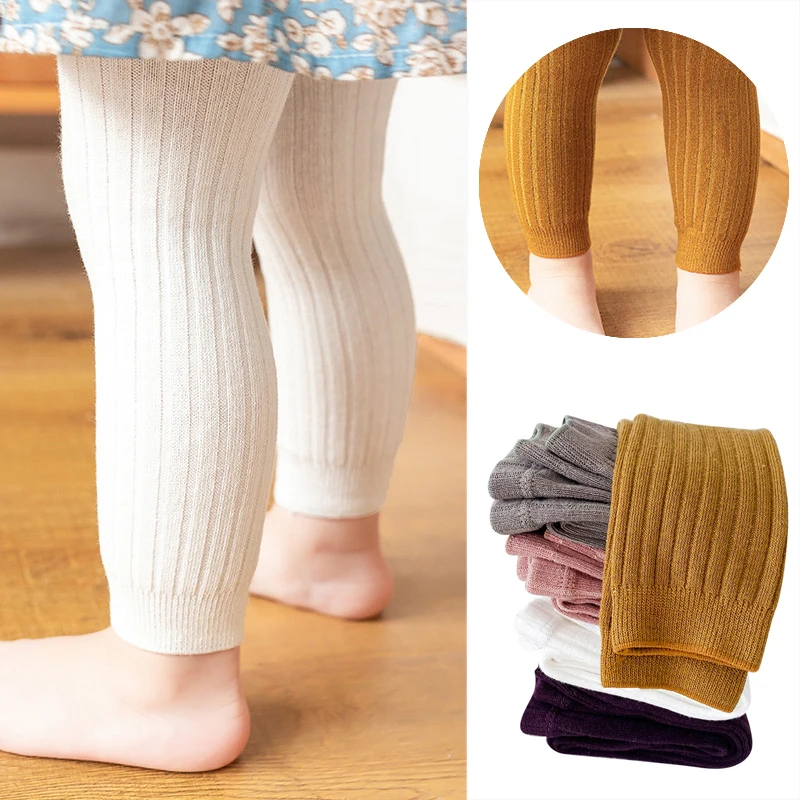 Spring Autumn Baby Pants Newborn Girls Leggings Soild Color Cotton Pants Kids Children Leggings Baby Pantyhose for Girls Boys girls pantyhose