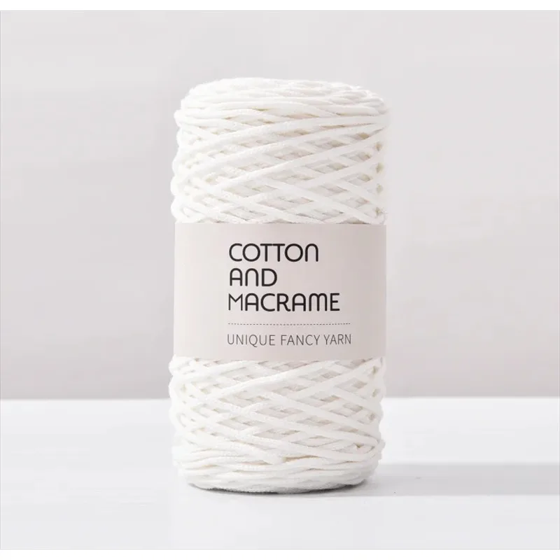 3mm 코 튼 Macrame 코드 130m/롤 손 뜨개질 원사 손 크로 셰 뜨개질 원사 가방 DIY 뜨개질 크로 셰 뜨개질 원사 100% 고품질 코 튼
