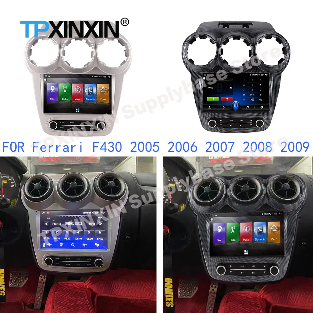 

Carplay Tesla Screen Android 12 Video Player For Ferrari F430 2005 2006 2007 2008 2009 Car GPS Navigation Stereo Radio Head Unit