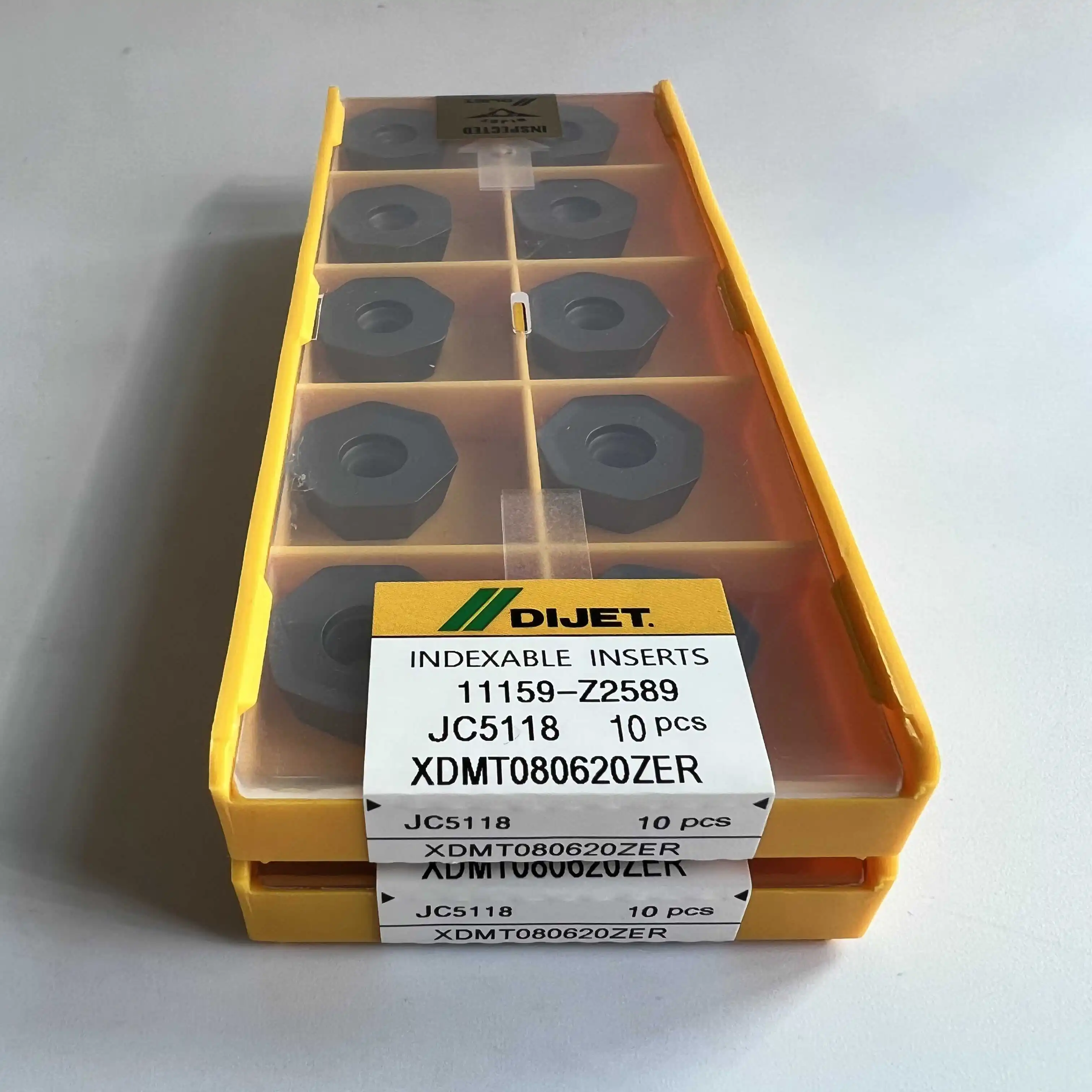 

Карбидные вставки XDMT080620ZER JC5118, 10 шт.