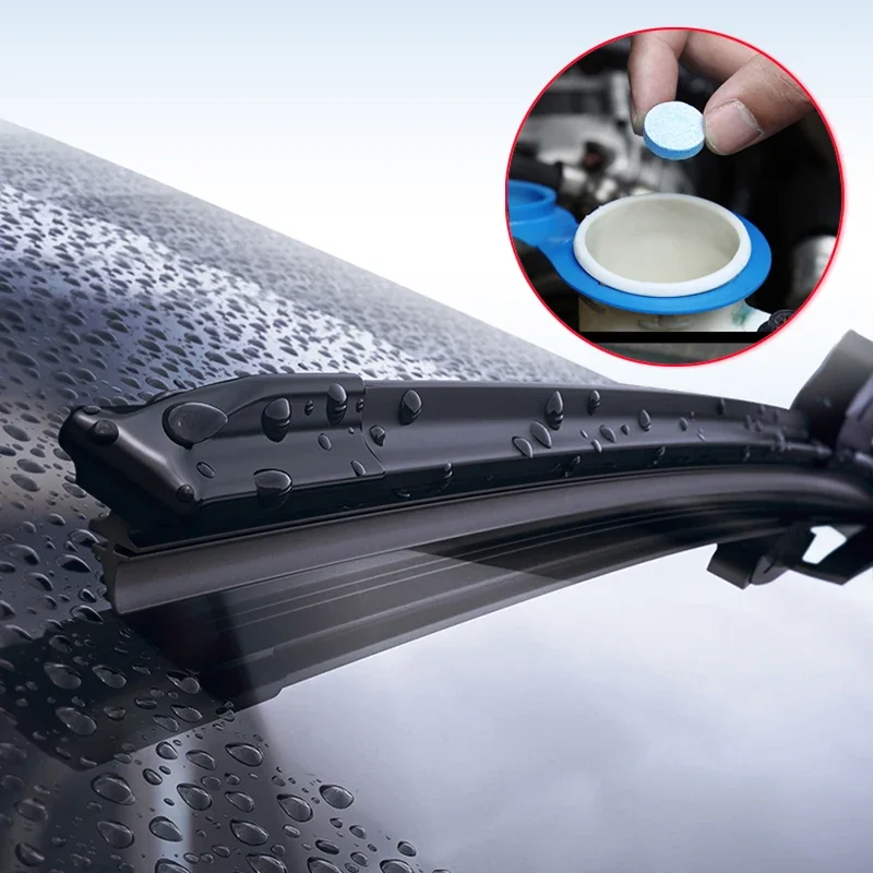 

50/100Pcs Car Solid Cleaner Effervescent Tablets Spray Cleaner Car Window Windshield Glass Cleaning Auto Accessories New