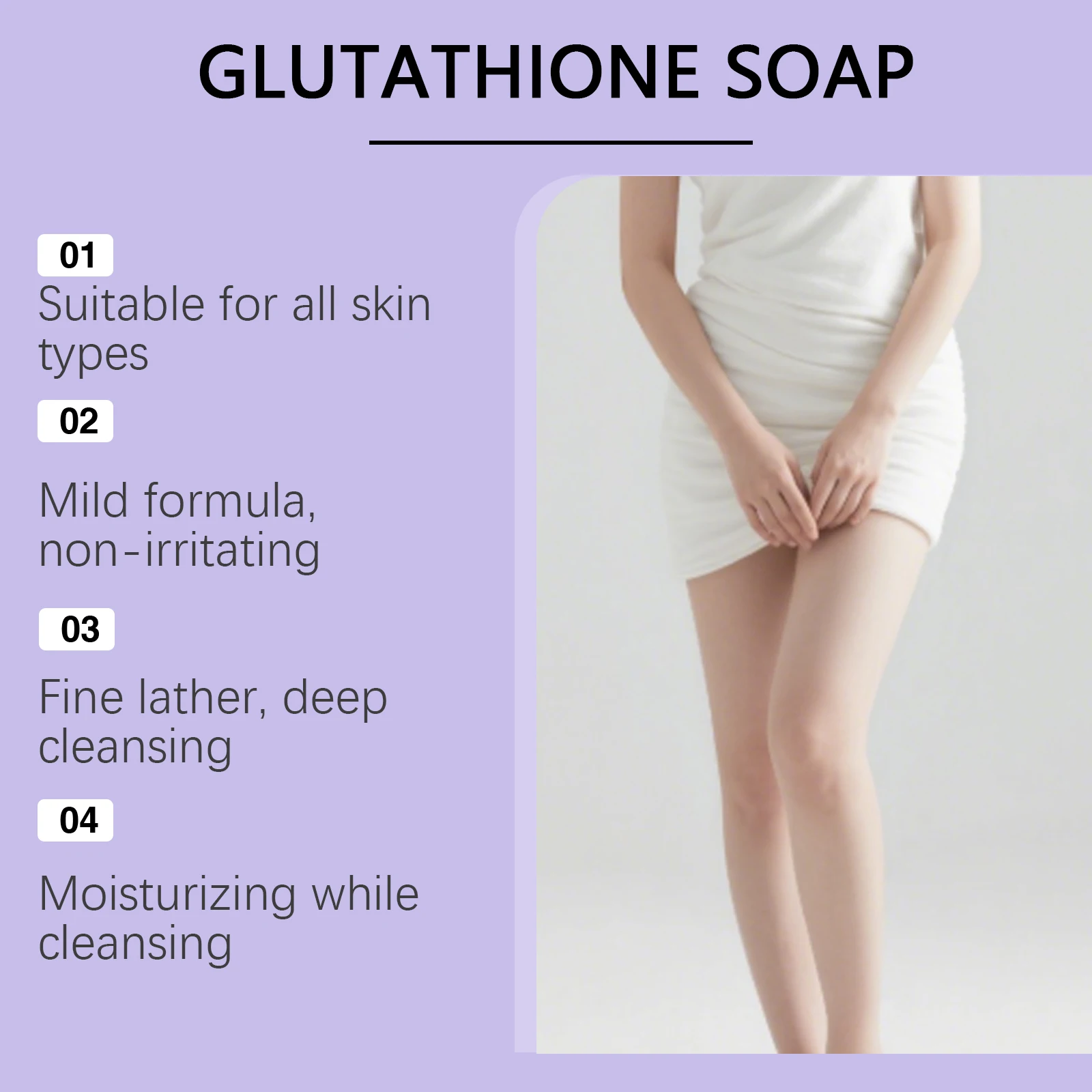 Lavender Bath Soap - Aromatic, Cleanses Skin All Over the Body, Leaves Skin Moist, Fragrant and Soft, a Bath Cleansing Soap