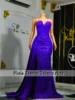 Gorgeous Purple Sweetheart Beaded Aso Ebi Luxury Evening Dresses 2025 Mermaid African Sweetheart Wedding Party Dress Customized 2