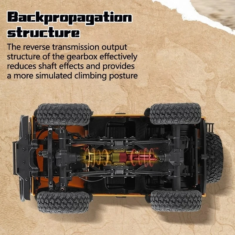 FMS new FCX24M 1/24 RC Land Rover series four-wheel drive electric remote control climbing off-road vehicle adult boy toy 5