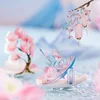 1Roll Cherry Blossom Love Song Landscaping Tape Handbook Base Collage European DIY Adhesives Supplies Scrapbooking 60mm*2m 3